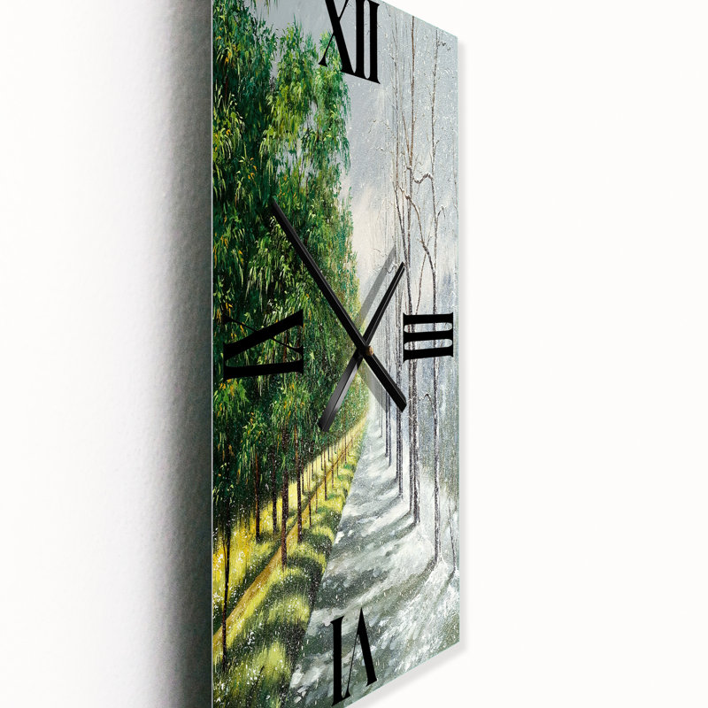 Winter and Summer United - Horloge murale Country, Petit