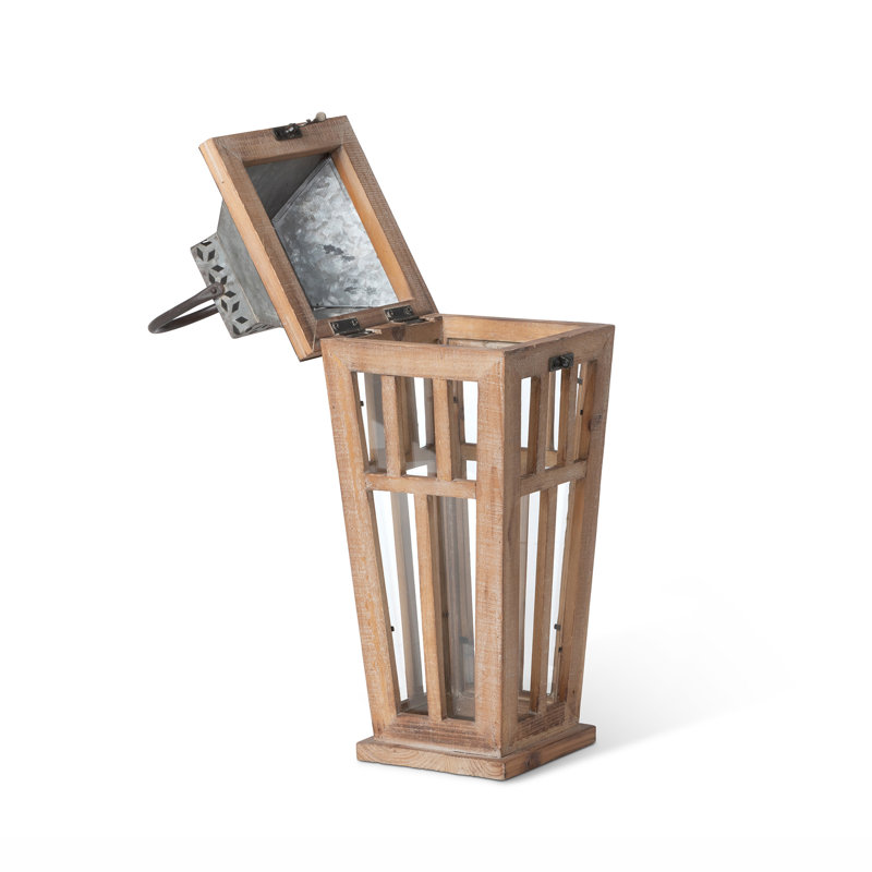 Hearth Lantern Small, 21" H x 7.5" W x 7.5" D
