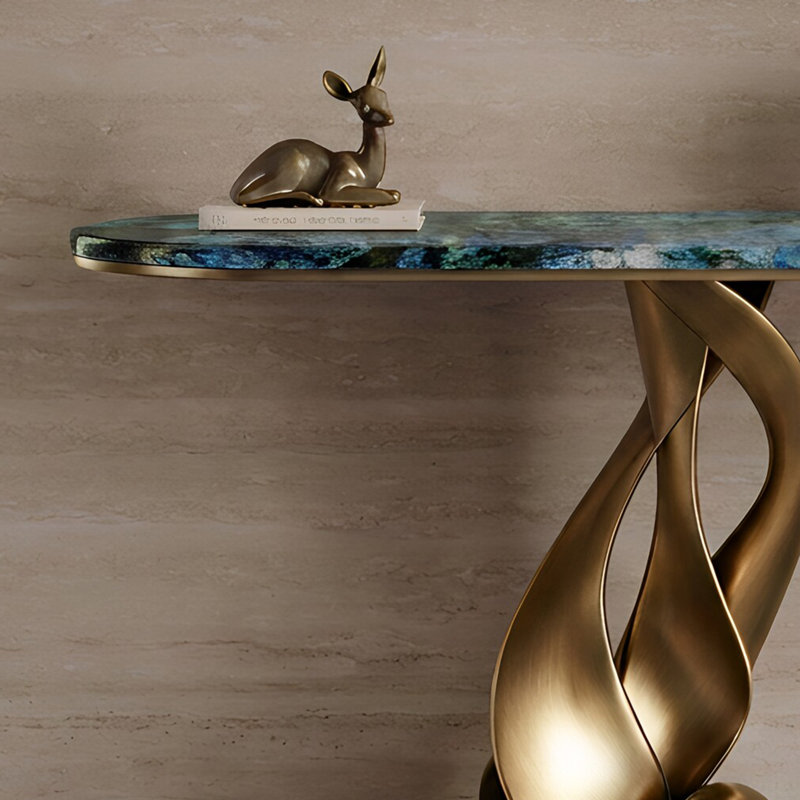 Console Italian-Luxury, H 33,5 po x l 54,3 po x P 13,8 po