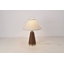 Lampe de table de style moderne Mid-Century 18,11 pouces avec base en similicuir orange -865515933-865515934