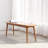 Natural Oak Wood For Dining Bench Table Bench For Living Room-1707795170