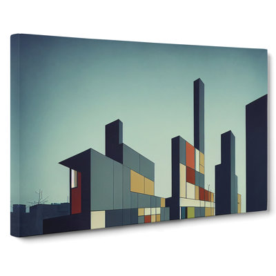 Futuristic Buildings Architecture Vol.1 - Wrapped Canvas Print