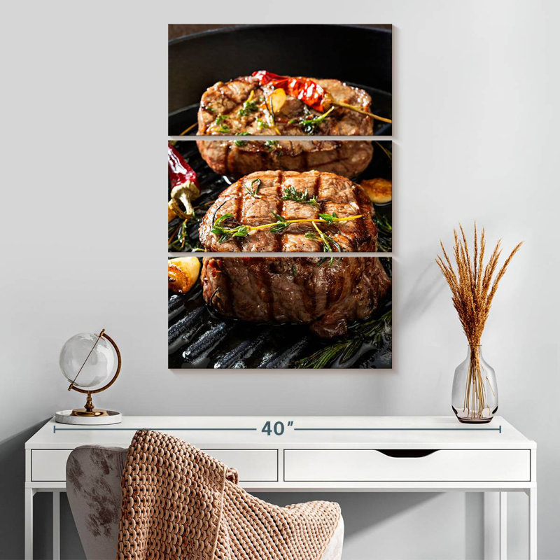 Filet de steak grillé Yarlin, H 32 po x l 20 po