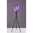 Barcelo 62.5'' Black LED Tripod Floor Lamp