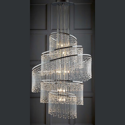 Coles 24 - Light Crystal Chandelier