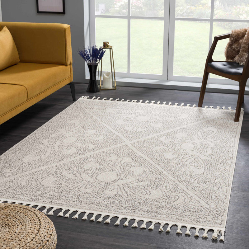 Kaveri Ikat Rug, Rectangle 5'3" x 7'3"