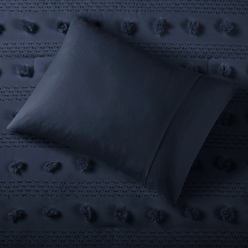 Full/Queen Comforter , Navy, Playful , Navy