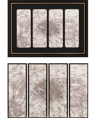 Paris Maps Mark Abrams Art Set