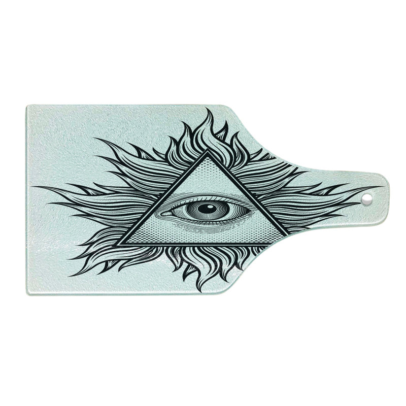 Planche à découper en verre trempé Ambesonne
