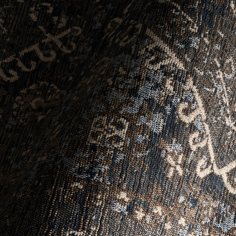  Liorisse Indoor/Outdoor Traditional Area Rug, Color, Rectangle 7'6" x 9'6"