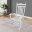 Fauteuil à bascule durable pour adulte avec balcon pour le salon, le patio et la maison