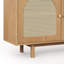 Rattan Plaited Arched Door Sideboard Cabinet