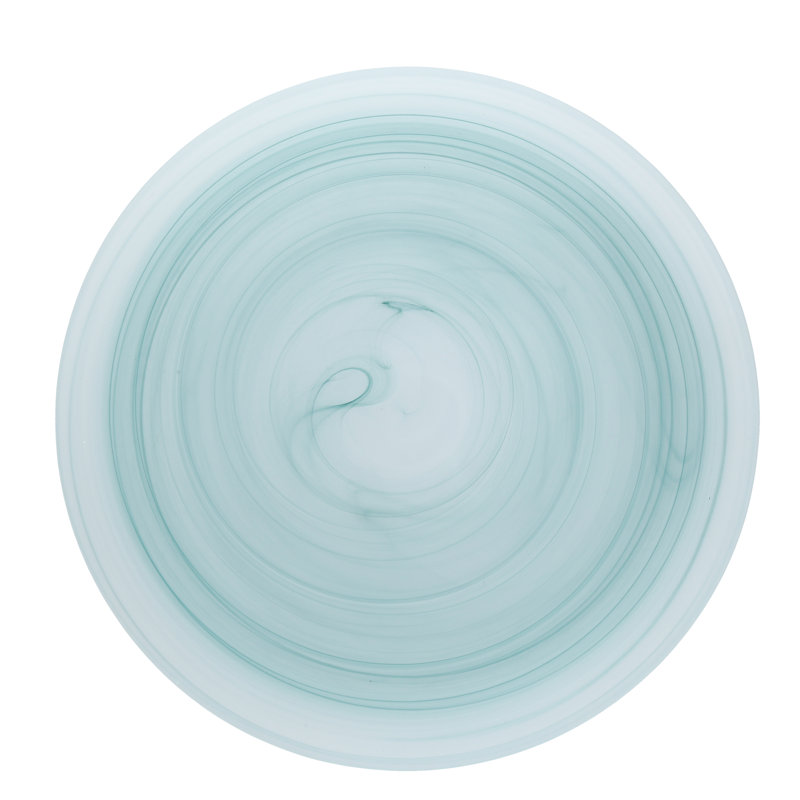 D&V La Jolla Amethyst 12.25" Service Plate, Set of 4, Sage Green