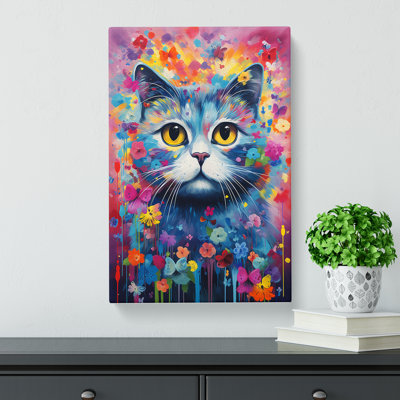 Cat Colour Field - Print