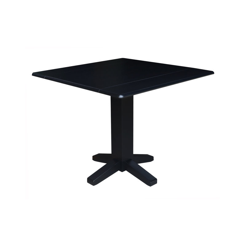 Table de salle à manger Lesha, Noir / Noir