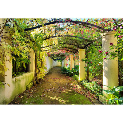 Murale paysage pelez et collez - Pergola