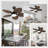 44/52" Palm Tropical 5 Blade Ceiling Fan-1344132728-1344132730