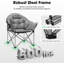 Chaise de camping pliante avec coussin