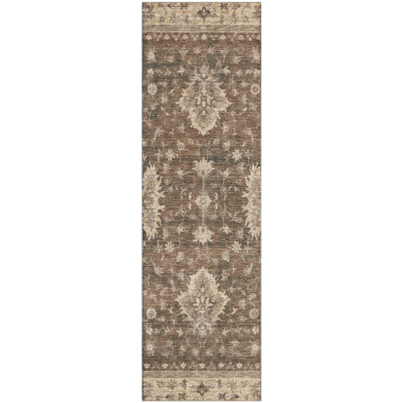 Tapis lavable à la machine Premium Premium Bucz AMF1739, Tapis de couloir 2 pi 3 po x 7 pi 6 po