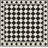 Chess Black Easy to Clean Vinyl Mat-2117421931