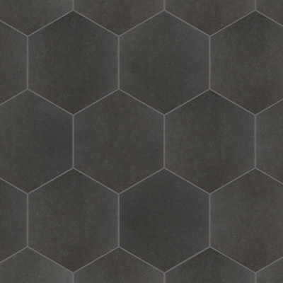 Annata Vintage Hex 8.63" x 9.88" Porcelain Wall & Floor Tile