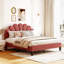 Lit plateforme tapissier Marcene-1048532431