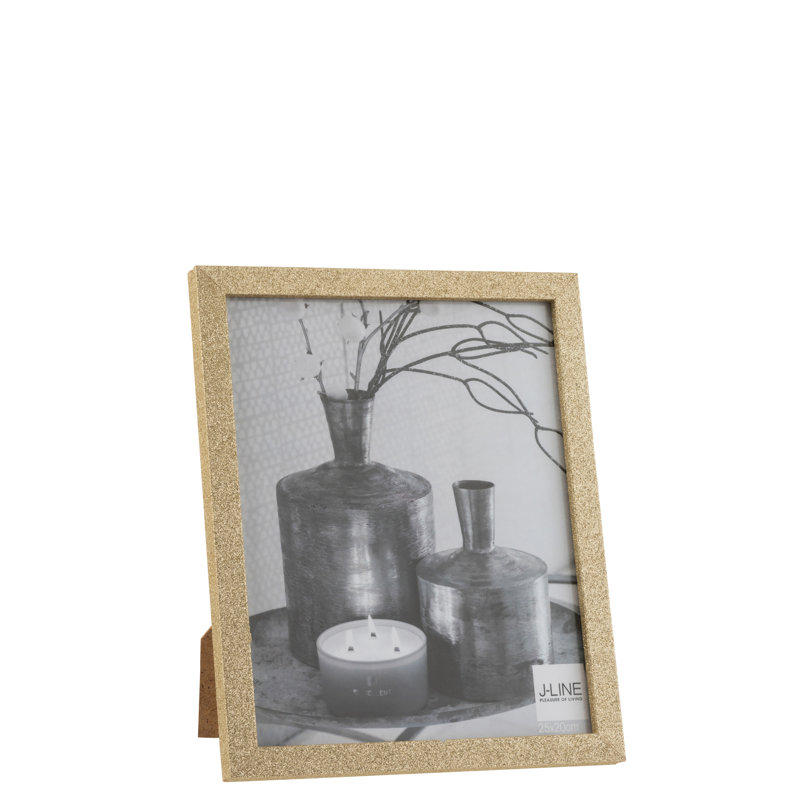 Jimmy Single Picture Frame, 27cm H x 22cm W x 1.5cm D, Gold
