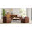 Belgrade 84'' Top Grain Leather Sofa-2091622729