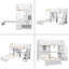 Lit simple mezzanine sur lit simple-264131151