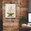 Toile épique Graffiti «Pond Yacht 1» par David Carter Brown, 12 po x 16 po