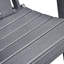 Chaise Adirondack pliante pour l'extérieur