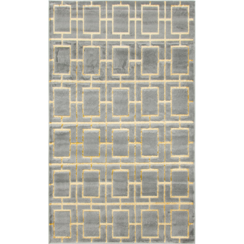 Geometric Area Rug, Rectangle 274.3 cm x 365.8 cm