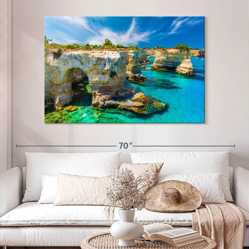 Sebbie Torre Sant'Andrea Cliffs, 34" H x 51" W