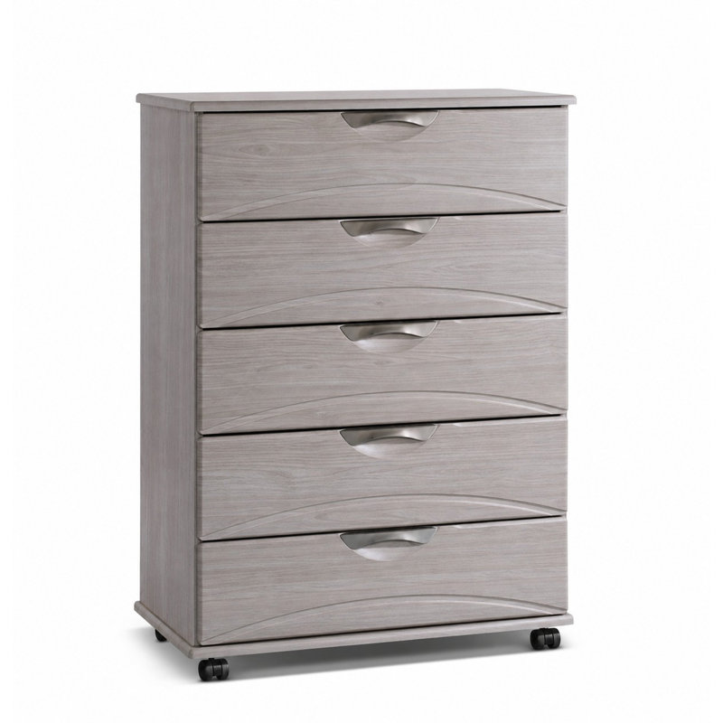 Lankin 5 Drawer Wide Chest
