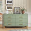Commode double 6 tiroirs en bois robuste-1367961087