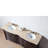 Shamikka Double Bathroom Vanity with Granite Top