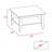 Rectangular Coffee Table with Open Shelf, 27.6x31.5 Inches, Matte Black Particle Board