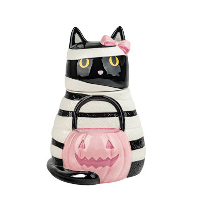 10 pots à biscuits 10 Strawberry Street Mummy Cat