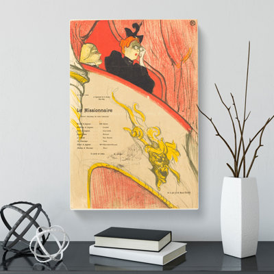 Le Missionnaire by Henri de Toulouse-Lautrec - Wrapped Canvas