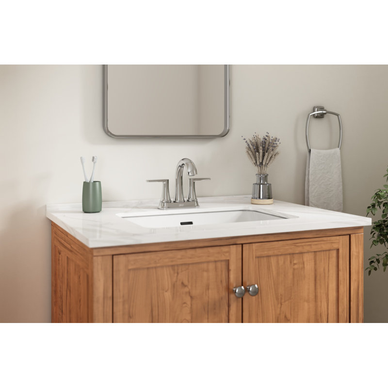 Becklow 2-handle Bathroom Faucet with Drain Assembly, Chrome