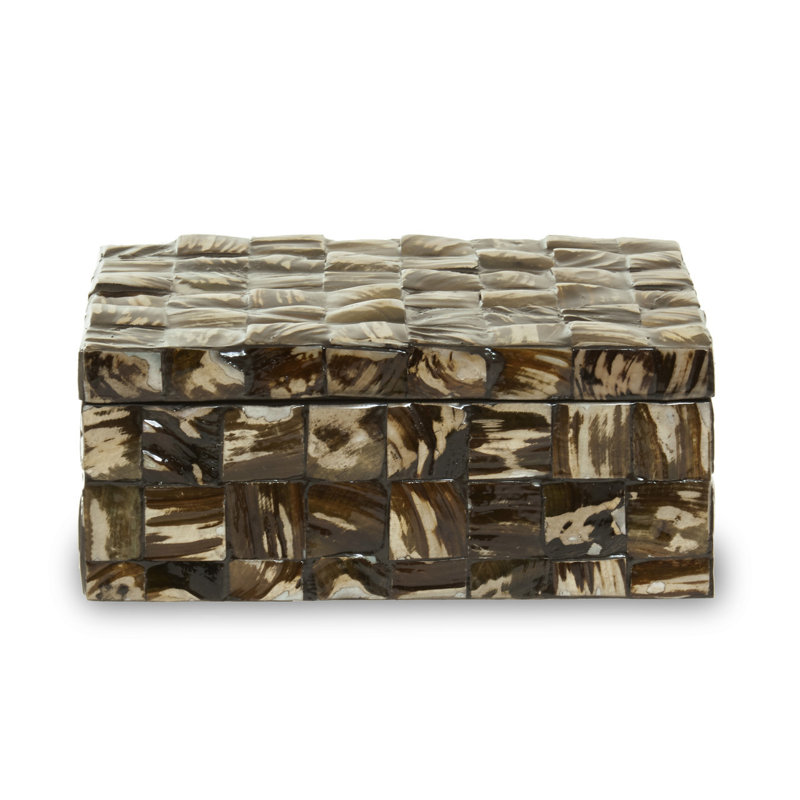Gurpreet Decorative Box, 10cm H x 24cm W x 19cm D