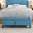 Ottoman with Storage, Storage Ottoman Bench with Safety Hinge 350 lbs Weight-193685832