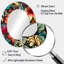 Motif bohème Rositta Tropical Tapestries - miroir floral, miroir mural unique, impression d'art en métal-1265498773-1265498775
