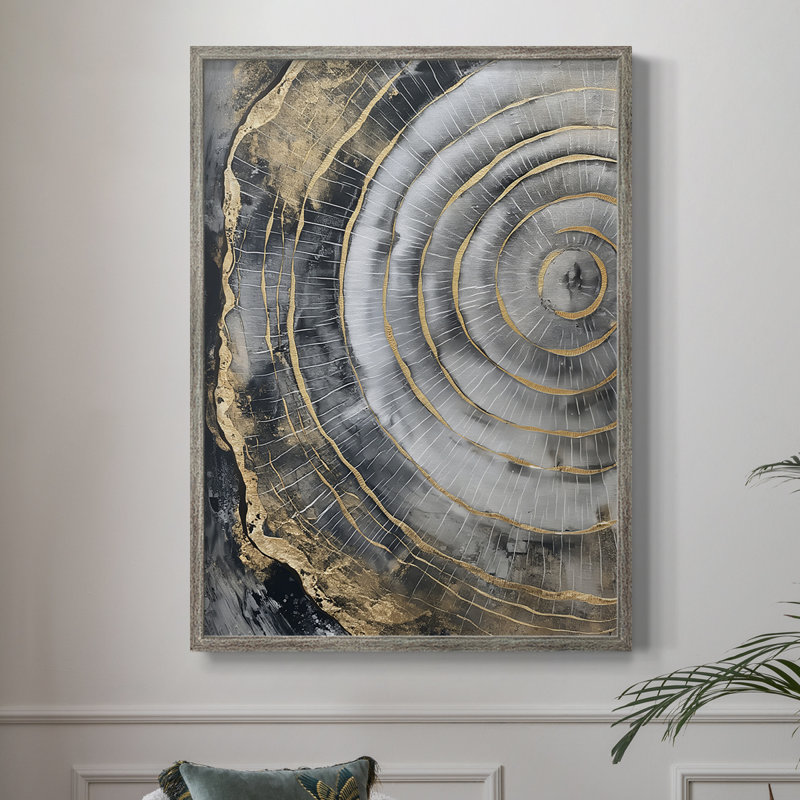 Reproduction encadrée ABSTRACT Series CCLIX - bois massif, H 11 po x l 9 po
