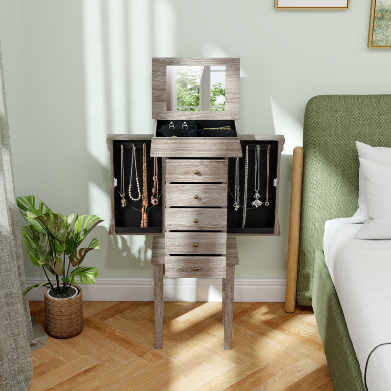 Armoire à bijoux avec miroir Furtado