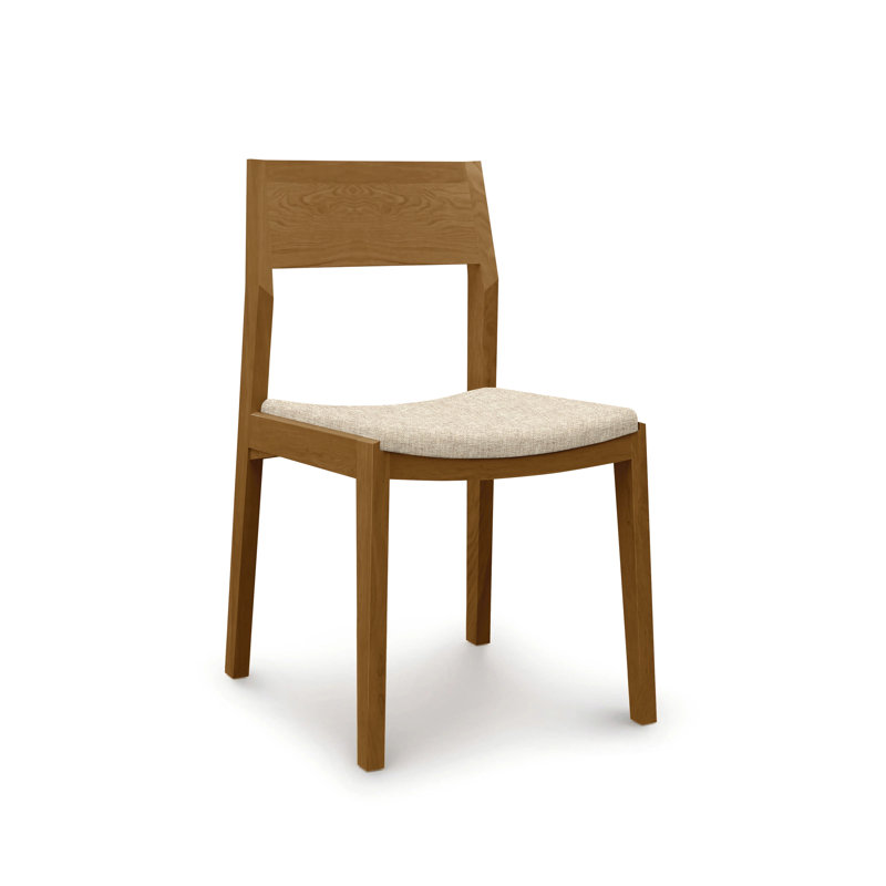 Iso Side Chair, Hemp Polyester, Saddle Cherry