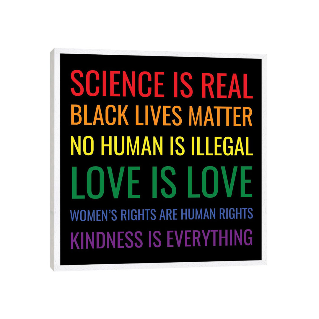 Kindness is Everything I - Graphic Art Print on Canvas