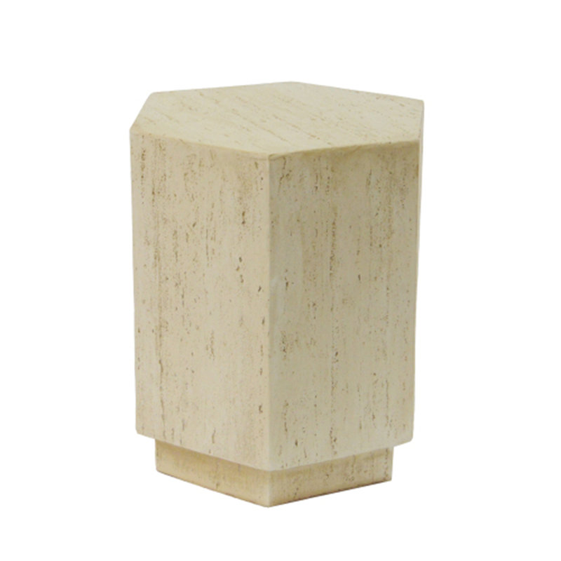 Hexagonal Archaistic Side Table