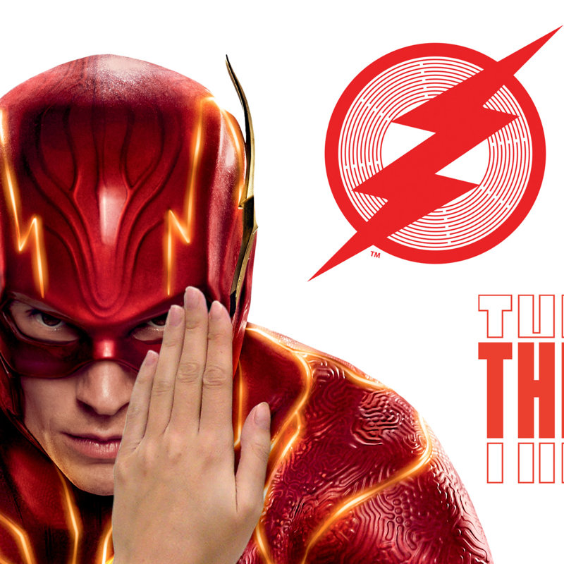 The Flash High-Speed Action Wall Decal Set