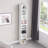 8-Layer Adjustable Shelf Thin Bookshelf With A Wavy Border Design, Which Is More Aesthetically Pleasing, Is Suitable For High And Narrow, Display And Multi-Functional Bookshelves In Home Offices-1585095663